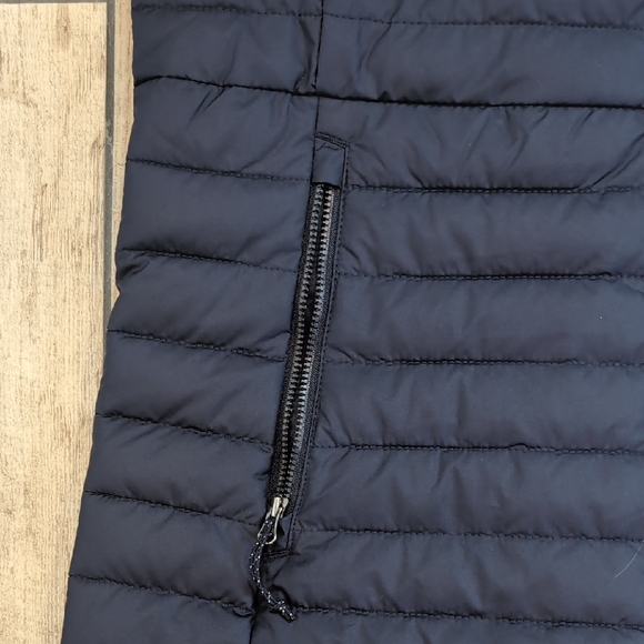 NEW with Tags Columbia Women's Navy White Out Quilted Long Vest Puffer Dress - Picture 4 of 9